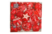 НГ Салфетки 33х33, 20 шт,3 сл. Art Bouquet (12 уп) НГ НОВОГОДНЯЯ КОМПОЗИЦИЯ КРАСНАЯ 20828