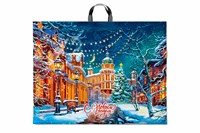 НГ Интерпак 71х55 Зимний вечер /8уп х 25шт/ ПВД 90мкм (200шт) петля 24688