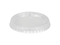 Крышка для стакана ПЭТ СТИРОЛ 95 диаметр ПЛОСКАЯ без отверстия 1000 шт. в кор./50 шт. НФ-00000596