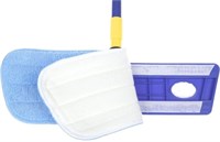 Тряпка для пола - Насадка фибра на липучке для швабры с верт отжимом НФ-00002759