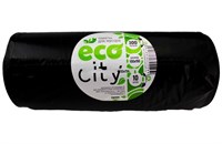 Пакет мусорный  300лит 10шт  (черный втор) 75мкм 150см х 100см (12 рул) Т 9321