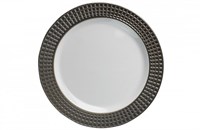 Тарелка  д 230 с каемочкой КУБИКИ PLMA ВИНТАЖ 20уп*10шт/10уп*20шт(200шт) 11780