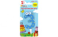 Свечи для торта PATERRA детские цифра 3  (24шт) 10601