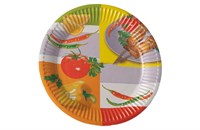 Бум тарелка Папирус д.180мм Пикник /14уп * 50шт/ (700шт) 14109