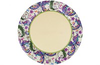 Бум тарелка Папирус д.230мм Бабочки /10уп * 50шт/ (500шт) 13653