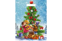 НГ Тико 31х40 Дети у елки /10уп х 50шт/ (500) выруб глянец 18762