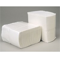 Салфетки бумажные Plushe (плюше) для настол. дисп. 1 слой 300л, белый, 1/36 в уп ЮГ НФ-00015372