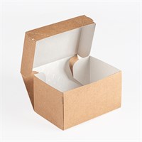 Контейнер под десерт Cake КРАФТ 1200 150*100*85 50/200шт ПАКТОН НФ-00015833