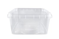 Банка/крышка   0,5л   прозрачная прямоугольная   /120*90*78/   БП   (540шт) 20346