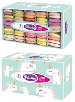 Салфетки бумажные Plushe (плюше) в коробке V-сложения 180 л, 2-х слойные 1/25 в кор ЮГ НФ-00017133