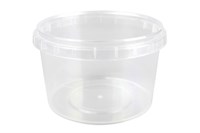 Банка/крышка  0,280л круглая  прозрачная  /95*56/   Спектр-Пласт   (200шт) 22065