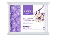Бумфа Ватные палочки АМРА в пакете 100 (52уп) НФ-00019171