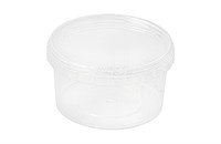 Банка/крышка  0,240л круглая прозрачная  /95*54/   Спектр-Пласт   (200шт) 22211