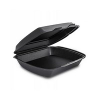 Ланч бокс ЛБ-1 ЧЕРНЫЙ   /247*210*58/   БП   (100шт) НФ-00020330