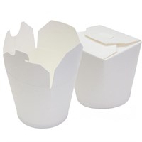 Короб для китайской лапши 560 мл БЕЛЫЙ 20/240 ЮГ НФ-00020658