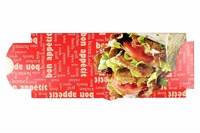 Фастфуд короб ролл/шаурма  231*70*30  Bon appetit (КБ) /8уп*50шт/ (400 шт)																					 23809