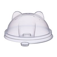 Крышка купольная САТ с ушками Прозрачная СМАРТ d.90 45/900 шт   НФ-00022193