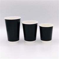 Бум стакан ПРЕСТИЖ Черный 2-х слойный 400 мл (20/400) НФ-00023129