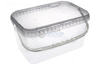 Ведро 20 литров (ОСВ) прозрачное прямоугольное /388*283*190/ 1/1 НФ-00023523