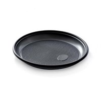 Тарелка 205 ЧЕРНАЯ б/с СТАНДАРТ (ИнтроПластик) (100/2000) Орел НФ-00024083