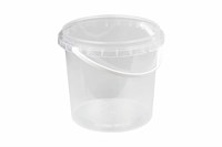 Ведро/крышка   1л   прозрачное   /133*121/   Спектр-Пласт    (250шт) 24768
