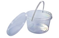 Крышка к ведру 2л прозрачное круглое  д. 156  1/420 ЮГ НФ-00024799