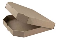 Короб под пиццу  цельный гофрокартон  260х260 бурый  УП (50шт) 23089