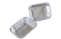 Алюмин. формы прямоуг., G-край, 250  мл, 125*98/93*68  h=35мм 50 шт (1200) 10423