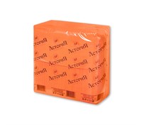 Салфетки 24*24 1-слойн.(Астория) 400 л Оранжевый Интенсив 1/4шт спайка (В) НФ-00002274