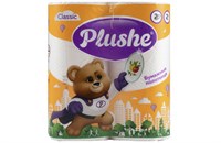 Полотенца бумажные 2-х слойные PLUSHE Классик 13,2 м (12упх2шт) 15794