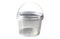 Ведро/крышка 0,550 литра прозрачное /105*80/ Юг-Полимер (1/375 шт) 16720