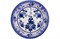 Бум тарелка Папирус д.230мм Гжель /10уп * 50шт/ (500шт) 13525