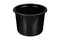Контейнер К - 127 500 мл суповой черный Стирол (127*68) (50/500) НФ-00003227