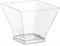 Креманка  "Пагода" 90 мл прозрачная PS 62х62мм (25шт/20упак) 500шт в кор 12390