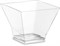 Креманка  "Пагода" 90 мл прозрачная PS 62х62мм (25шт/20упак) 500шт в кор 12390