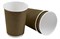 Бум стакан Виридо 0,350л диам 90мм ГН Крафт  2-х слойн. /16уп * 25шт/ (400шт) 11193