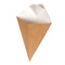 ОСК короб под фри CONE L конусный  80х200мм с отделением под соус (40/640шт) 19928