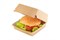 ОСК Короб под гамбургер BURGER L 120x120х70 крафт (60/240шт) 20423