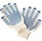 Перчатки ХБ 5-ти нит. с ПВХ точка 10 класс белые (300пар) ЛТ 18257