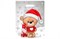 НГ Тико 31х40 Мишка с подарками /10уп х 50шт/ (500) выруб глянец 20279