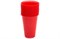 Стакан 0,200л Стандарт Пластик Красный Эконом /30уп * 100шт/ (3000шт) 2,5гр СТК02 19457