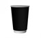 Бум стакан БК Черный 2-х слойный 400 мл (25/500) НФ-00018043