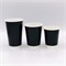 Бум стакан ПРЕСТИЖ Черный 2-х слойный 300 мл (25/500) НФ-00023123