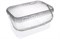 Ведро/крышка 3,3 литра прозрачное прямоугольное /250*158*128/ Спектр-пласт (1/75 шт) 14762